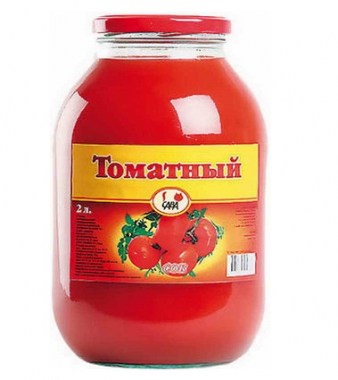 Сок Томатный Сава 2 литра